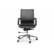 Кресло офисное / Харман LB / (black) хром / черная экокожа0