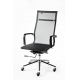 Кресло офисное / Хельмут / (black) сталь + хром / черная сетка0