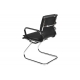 Кресло офисное / Харман CF / (black) хром / черная экокожа2