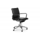 Кресло офисное / Харман LB / (black) хром / черная экокожа1