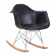 Кресло-качалка DOBRIN DAW ROCK (цвет черный)0