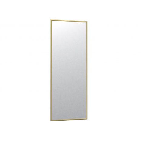 Зеркало настенное в раме Сельетта-6, матовое золото (1100х400х9)0