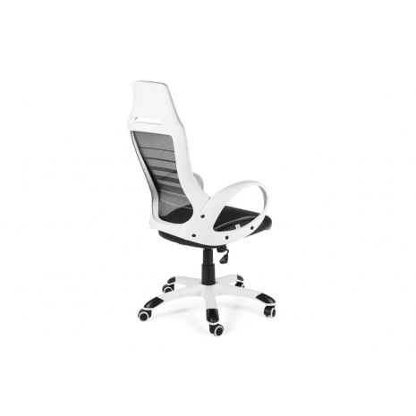 Кресло офисное / Реноме / (grey) т.серый пластик / черная  ткань / черная сетка3
