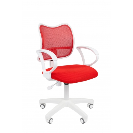 Офисное кресло Chairman   450 LT    Россия    белый пластик TW-19/TW-69  красный0