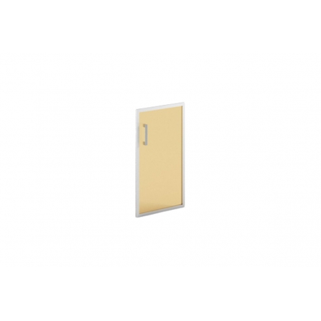 Дверь стеклянная в AL- рамке B 512(L) 421*22*766 Сатинат бронза BORN0
