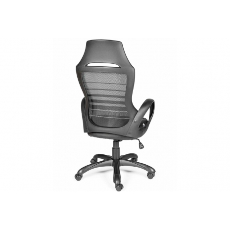 Кресло офисное / Реноме / (grey) т.серый пластик / черная  ткань / черная сетка1