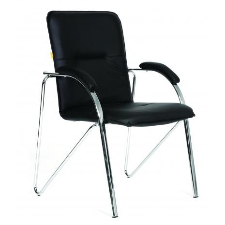 Офисное кресло Chairman   850   экокожа Terra 118 черная (собр.)0