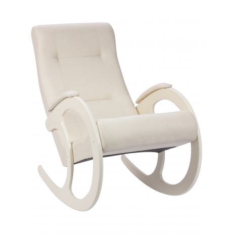 Кресло-качалка Блюз, Модель 3 ткань Мальта 01, каркас молочный дуб0