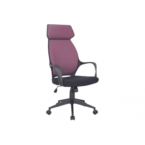 Кресло офисное BRABIX PREMIUM "Galaxy EX-519", ткань, черное/терракотовое, 5315700