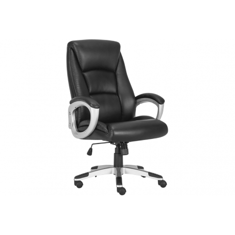 Кресло офисное BRABIX PREMIUM "Grand EX-501", рециклированная кожа, черное, 5319500