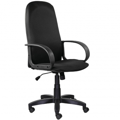 Кресло офисное BRABIX "Praktik EX-279", ткань JP/кожзам, черное, 5320190