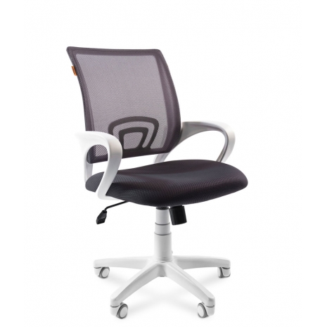 Офисное кресло Chairman    696    Россия    белый пластик TW-12/TW-04  серый N0
