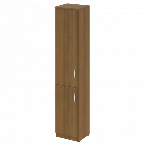 Шкаф высокий узкий (1 низкая дверь ЛДСП, 1 средняя дверь ЛДСП)0