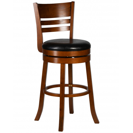 Вращающийся полубарный стул DOBRIN WILLIAM COUNTER (шоколад, черный)1