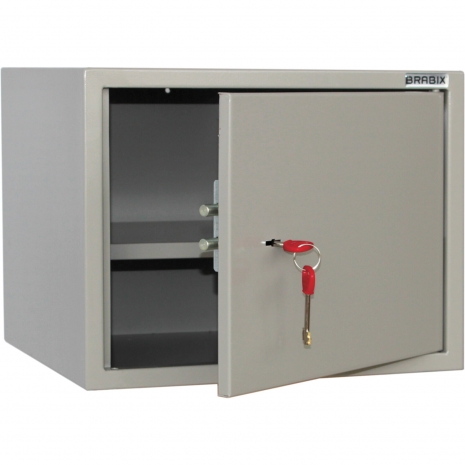 Шкаф металлический для документов BRABIX "KBS-02", 320х420х350 мм, 9,6 кг, сварной, 2911510