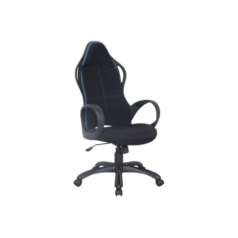 Кресло офисное BRABIX PREMIUM "Force EX-516", ткань, черное/вставки синие, 5315720